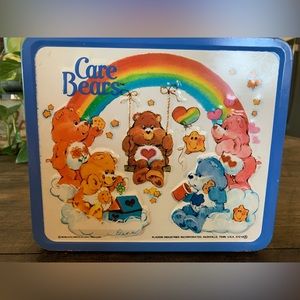 Vintage 1980’s Care Bears lunch box and thermos.